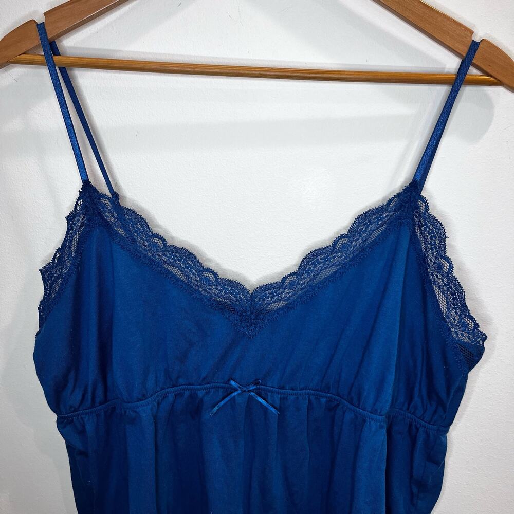 Old Navy Intimate Babydoll Y2K Lace Trim Spaghetti Strap Cami Size XL Adjustable - Picture 3 of 7